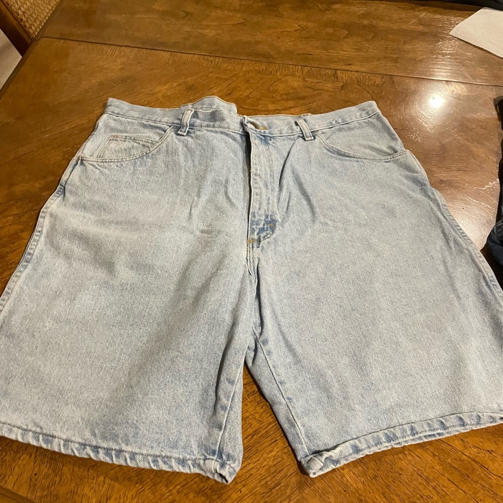 Set Of 2 Levi and Wrangler Blue Denim Jeans - Picture 5 of 6